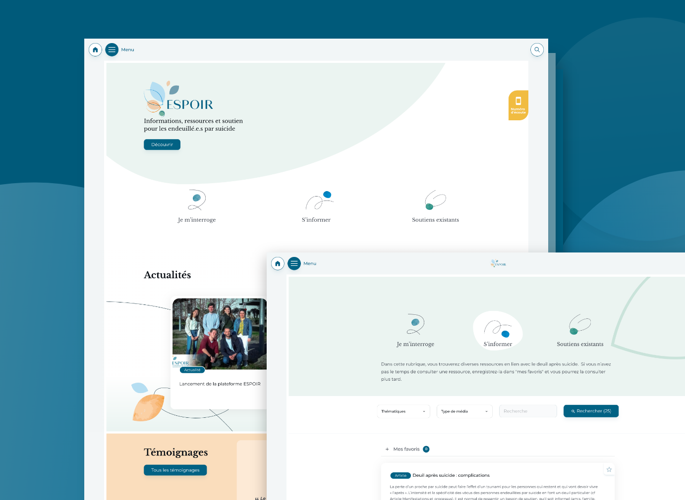 illustration Nos métiers