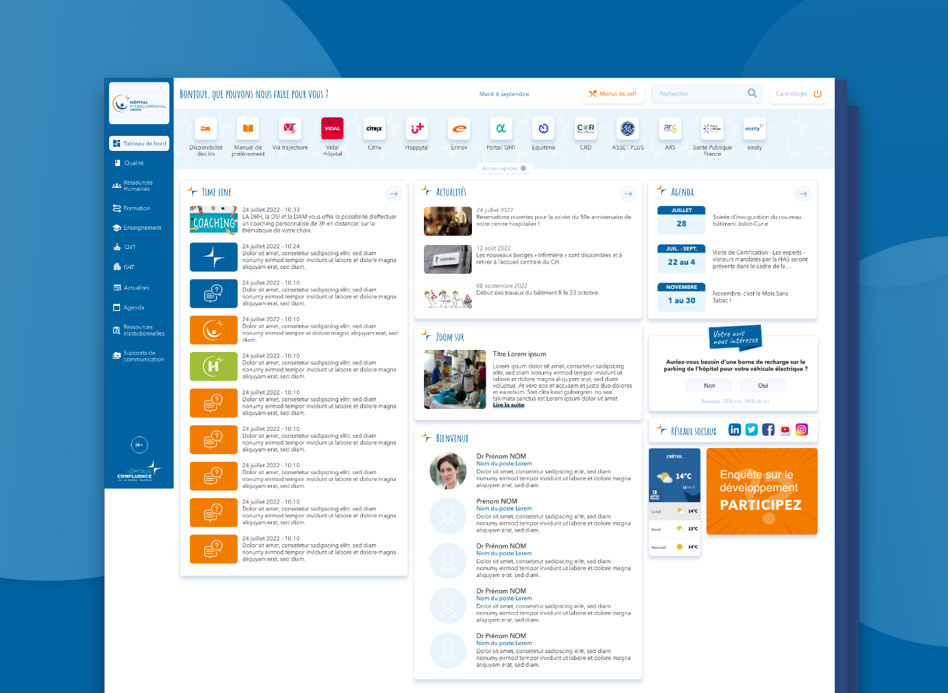 Extrait de l'intranet d'Auch